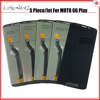 Didmeninė 5 gabalus Daug MOTO G6 Žaisti Ekranas LCD Jutiklinis ekranas skaitmeninis keitiklis Skirtas Motorola G6 Žaisti Ekranas