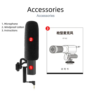 Kameros Fotografijos Professionnel Mikrofonas, Vaizdo Įrašymo Microfone Vlog Triukšmo Mažinimo Smart Mic for Nikon 