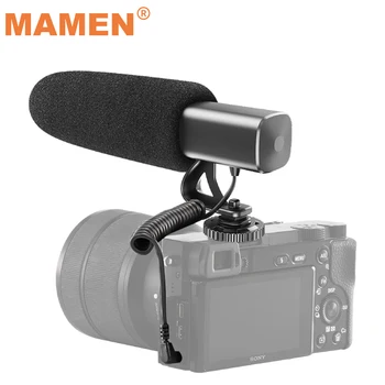 Kameros Fotografijos Professionnel Mikrofonas, Vaizdo Įrašymo Microfone Vlog Triukšmo Mažinimo Smart Mic for Nikon 