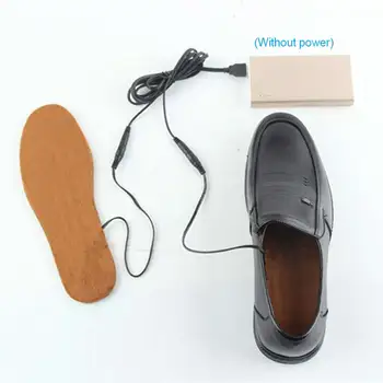 USB Elektriniai Šildomi Vidpadžiai Batai Batai Kojų Pėdų Šilčiau Trinkelėmis Pagalvėlė FS99