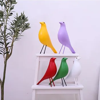 Originalios Europos dervos paukščių statulėlės, namų interjero Amatų Vestuvių Kalėdų dovana balandis, taikos statula office talismanas