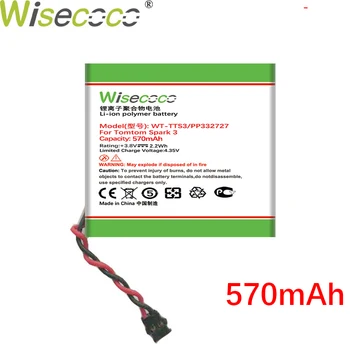 WISECOCO 570mAh PP332727 / WT-TTS3 Baterija TomTom Kibirkštis 3 Žiūrėti Aukštos Kokybės +Sekimo Numerį