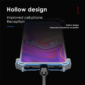 R-Tiesiog Paprastas Metalo Dropproof Atveju, Samsung Galaxy S10 S10 Plius S10 e Aliuminio Karinės Tvirtas Apsauginis Telefono Korpuso Coque