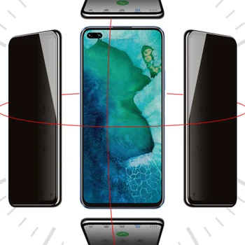 Už 30 P40 Pro Ultra Privacy Screen Protector Anti Spy UV Grūdintas Stiklas Huawei Mate 20 30 40 Pro Nova 7 8 Garbė 30 40 Pro
