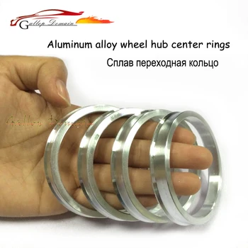 4 Stuks/partij 66.1-60.1 Hub Orientuotas Ringen Od = 66.1 mm Id = 60.1 mm Aliuminio Wiel Hub Ringen už dyką Verzending Auto-stilius