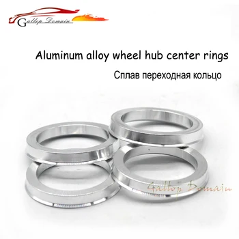 4 Stuks/partij 66.1-60.1 Hub Orientuotas Ringen Od = 66.1 mm Id = 60.1 mm Aliuminio Wiel Hub Ringen už dyką Verzending Auto-stilius