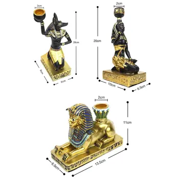 Senovinių Egipto Deivė Statulėlės Žvakių Laikiklis Žvakidė Namų Darbalaukio Dekoras