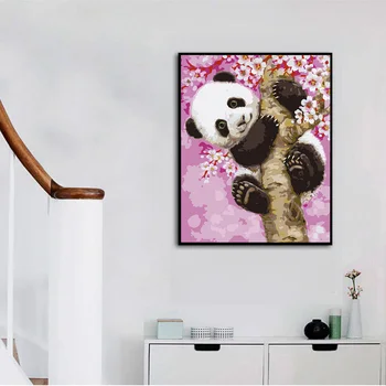 Panda namų dekoro nuotraukos ant drobės 