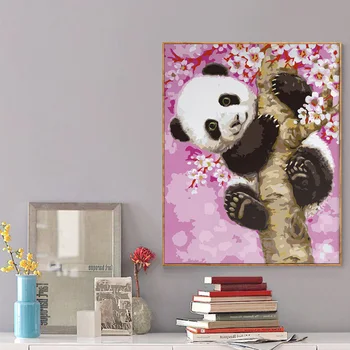 Panda namų dekoro nuotraukos ant drobės 