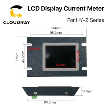 Cloudray CO2 Lazerio Maitinimo šaltinis LCD Ekranas Srovės Matuoklis Išorės Ekrane HY-Z Serijos CO2 Lazerio Maitinimo šaltinis