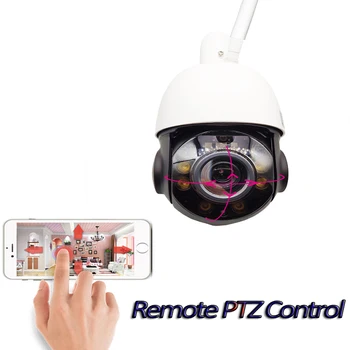 H. 265 5MP 30x Optinis Priartinimas Žmogaus Automatinio sekimo POE Wifi Tinklo IP PTZ Kamera, Onvif, TF Kortelės Lizdas, VAIZDO Belaidė Vaizdo Kamera