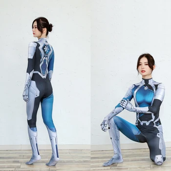 Moterų, Mergaičių, Vaikai Ateityje Kovoti Luna sniego Seol Hee Cosplay Kostiumų Zentai Superhero Bodysuit Kostiumas Jumpsuits