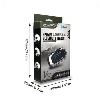 Anglų Kalba Easy Rider Vimoto V8 Laisvų Rankų Įranga Šalmas Motociklų Stereo Ausines, Skirtas Mobiliojo Telefono Ir Gps Radijas 2 Būdas