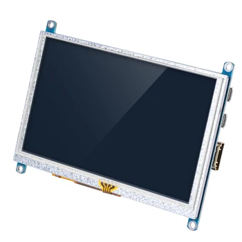 Aviečių Pi 3B+ 5 colio LCD ekranas HDMI Jutiklinis Skardžiai 800x480 TFT 5
