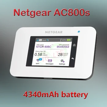 Atrakinta AirCard 800S Mobile Hotspot 450Mbps Optus 4G Wi-Fi Modemo Ac800s juosta 28 700mhz 4340mah baterija nešiojamas wifi 4g mifi