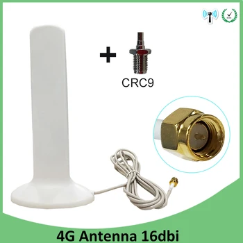 3G 4G LTE Antenos SMA Male 2m 3G Išorės Antena 16dBi Antenne už 4G Modemas Maršrutizatorius +Adapteris SMA Female į CRC9 kištukinė Jungtis