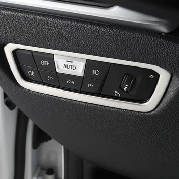 Automobilio Stilius BMW G20 G28 priešakinėms Mygtukai Dekoratyvinis Rėmelis Apima Lipdukai ABS Interjero Auto Priedai