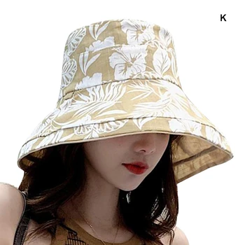 Skrybėlės Moterims Saulės Skrybėlę Dvigubai Chapeau Femme Ete Pusėje, Sulankstomas Saulės Paplūdimio Skrybėlę Saldus Visas rungtynes, Paplūdimys Platus Kraštų Saulė 2020 MM