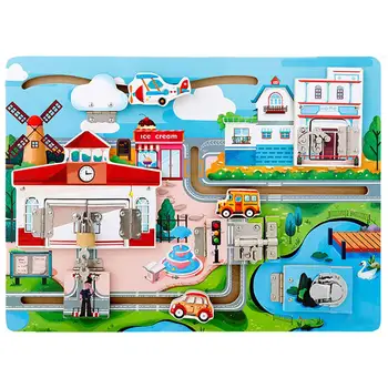 Montessori Žaislai, Mediniai Užimtas Valdybos Jutimo Skydelis Žaislai, Švietimo Dėlionė, Veiklos, Žaislų, Skirtos Kūdikiams, Vaikams