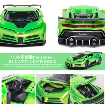 1:32 Bugatti Centodieci Diecasts & Žaislas Transporto Priemonių, Žaislų Metalo Žaislas Automobilio Modelio Ratus Aukšto Modeliavimas Traukti Atgal Kolekcija Vaikams, Žaislai