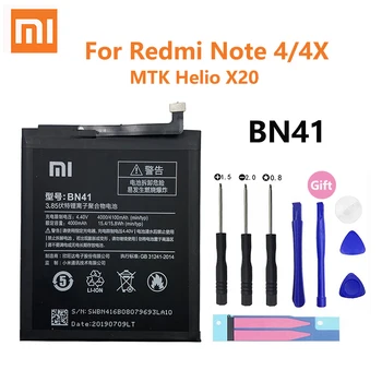 XiaoMi Telefono Baterija Redmi Hongmi 3 Pastaba 3 4 4A 4X 5 5A 5X 6 6 7 7A Eiti Pro Plus A2 Lite BN41 BN31 BM47 Baterijos Pakeitimas