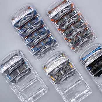 Vyrai Skustuvų Peiliukai Originalus Gillette Fusion Proglide Proshiled Saugaus Skutimosi Peiliukų už Skustuvo Skustuvas Pakeitimo Skustuvo Ašmenimis Šerdelėmis