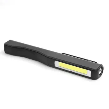 Mini Pen Tipo COB LED Žibintuvėlis Daugiafunkcį Fakelas Žibintuvėlis Magnetinio Darbo Tikrinimo Lempa USB Įkrovimo Kišenėje Šviesos
