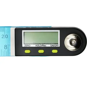 Nešiojamų 200/300 mm Skaitmeninis Matlankis Inclinometer Elektroninių Goniometer Skaitmeninis Kampo Ieškiklis Metrų Nerūdijančio Plieno Kampas Valdovas