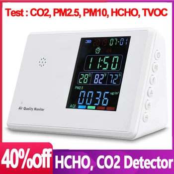 CO2 Matuoklis CO2 Detektoriai, Anglies Dioksido Įkrovimo Oro Kokybės Detektoriai, CO2 Analizatorius Stebėti, HCHO TVOC KD2.5 KD10 Oro Dujų Testeris