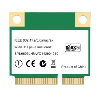 AX3000H Mini PCI-E WiFi 6 Belaidžio Tinklo Kortelė 2.4 / MU-MIMO 5G Bluetooth / 5.0 802.11 ac Ax L7L3