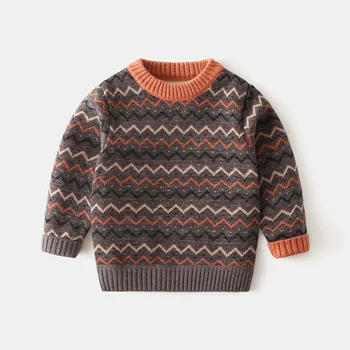 Mažylis berniukas patenka drabužius 2020 vaikai megztinis berniukui ilgomis rankovėmis traukti filė 1 2 3 4 5 6 8 metų berniuko, rudenį viršūnės