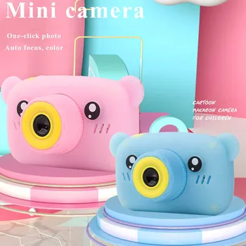 Nauja Kamera Vaikams Žaislai Mini HD Animacinių filmų Kameroms Fotografavimas Dovanos Berniukas Mergaitė Gimtadienio Kamera Žaislai Vaikų Diena