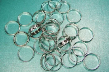 200pcs didmeninė papuošalai, žiedas, gana daug moterų, vyrų, balta coulor aliuminio lydinio Žiedų Naujas LR089 nemokamas pristatymas