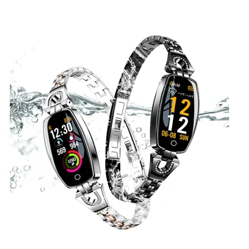 Mados H8 Smart Watch Moterų 2019 Vandeniui Širdies ritmo Monitoringo Bluetooth 