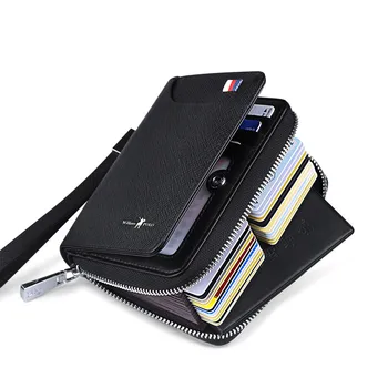 WILLIAMPOLO multi-card organų kortelė, maišelis RDA vyrų odos didelės talpos vairuotojo pažymėjimą dėklas kreditinės kortelės krepšys