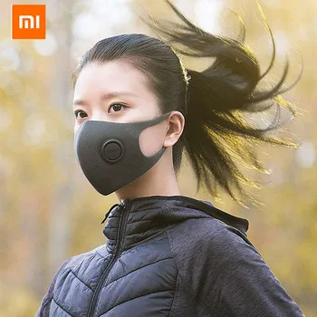 Xiaomi Smartmi Filtras Kaukė Blokuoti 96% PM 2.5 Ventiliacijos Vožtuvas ilgalaikį TPU Medžiagos Anti-migla Kaukė 24 Val. Pristatymas