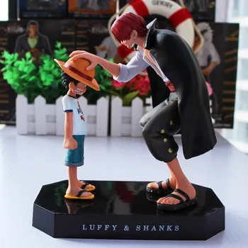 15cm Anime One Piece Keturi Imperatoriai Kotai Šiaudų Skrybėlę Luffy PVC Veiksmų Skaičius, Vyksta Linksmų Kolekcionuojamos Lėlės Modelis Žaislas Statulėlės
