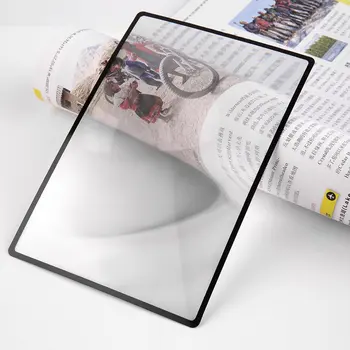 3X Aukščiausios Kokybės Convinient PVC Didinamojo stiklo Lakštas 180X120mm Knygos Puslapį Didinamąjį Knygos Puslapį Skaityti Stiklo Objektyvo Priartinimas