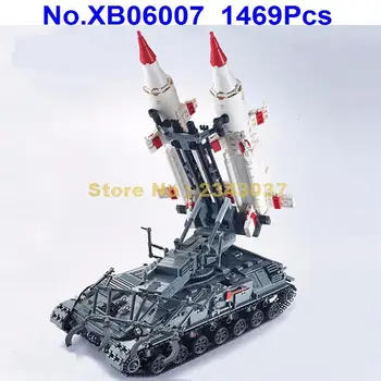 Xb06007 1469pcs karinės serijos sa-4 ganef raketų talpa 4 skaičiai kūrimo bloką Žaislas