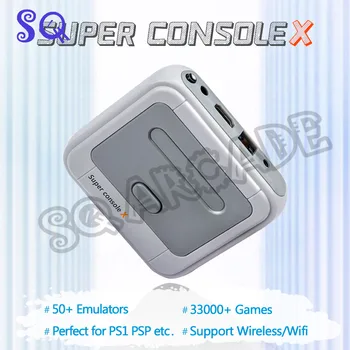 2021 Naujas SUPER KONSOLĖS X WI-fi, Vaizdo Žaidimų Konsolės PS1/MD/N64 WiFi Paramos HDMI Out Pastatyta-50 Emuliatoriai su 30000+Žaidimai