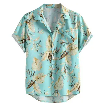 Funky Lapai Havajų Marškinėliai Vyrams 2020 Metų Vasaros Naują Atsitiktinis Marškinėliai Trumpomis Rankovėmis Mens 