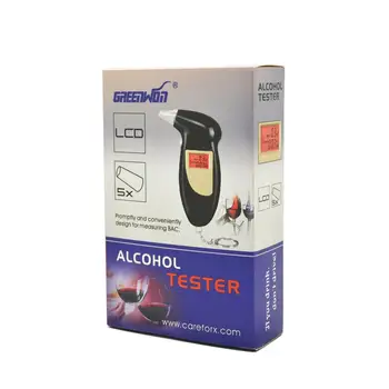 2019 GREENWON 68s KARŠTO pardavimo Skaitmeninis LCD Alkoholio Kvapą Analizatorius Breathalyzer Testeriai Keychain Garsinis Perspėjimas