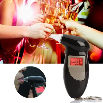 2019 GREENWON 68s KARŠTO pardavimo Skaitmeninis LCD Alkoholio Kvapą Analizatorius Breathalyzer Testeriai Keychain Garsinis Perspėjimas