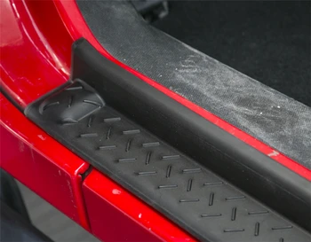 4 Durys Durų Slenksčio Plokštelės Įrašas Apsaugai Sveiki Pedalo Viršelio Dekoracija Jeep Wrangler JK 2007-2017 ABS Black Automobilių Reikmenys