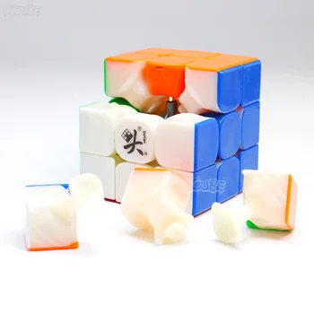 Dayan Kubo Zhanchi 2018 57mm 3x3x3 Magic Cube Greitis Zhanchi57 Cubo Magico 3x3 Profesinės Stickerless Juoda žaislai vaikams