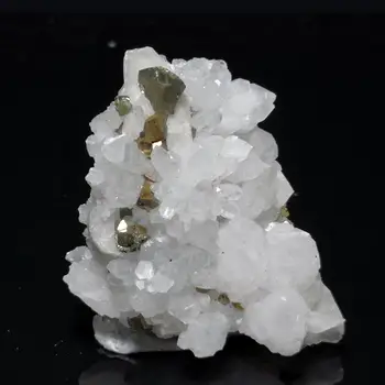 Natūralus Akmuo Kvarcas Pyrite Mineralinių Kristalų Mėginių Iš Jiangxi PROVINCIJOJE KINIJOS A2-2