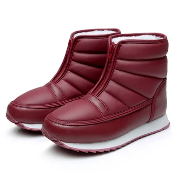 Vyrai žieminiai batai šiltas pliušinis žiemos batus neslidžiais vandeniui unisex batai vyrų sniego batai didelis dydis 37 - 45