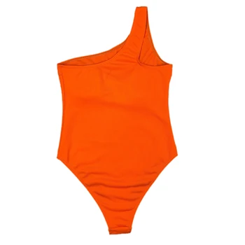 Moterų Monokini maudymosi kostiumėlį Vieną petį Seksualus Slim Tuščiaviduriai Iš Kostiumėliai, Moterų, Push-up Bikinis Nustatyti Maudymosi Kostiumas, Paplūdimio Monokini