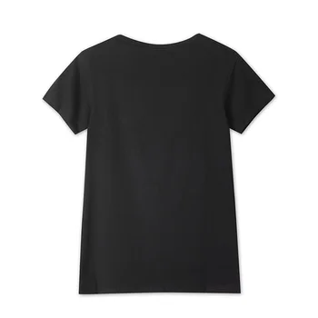 Laisvi didelis dydis 3XL medvilnės Karšto gręžimo black marškinėliai moterims trumpomis rankovėmis vasarą korėjos versija, Trišakiai 2020 deimantų Tendencija Viršūnės