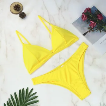 Diržas Bikini 2020 Moterims Seksualus maudymosi Kostiumėliai, Moterų Maudymosi Kietas Bikini komplektas Juoda Brazilijos Biquini Maudymosi Kostiumą Paplūdimio